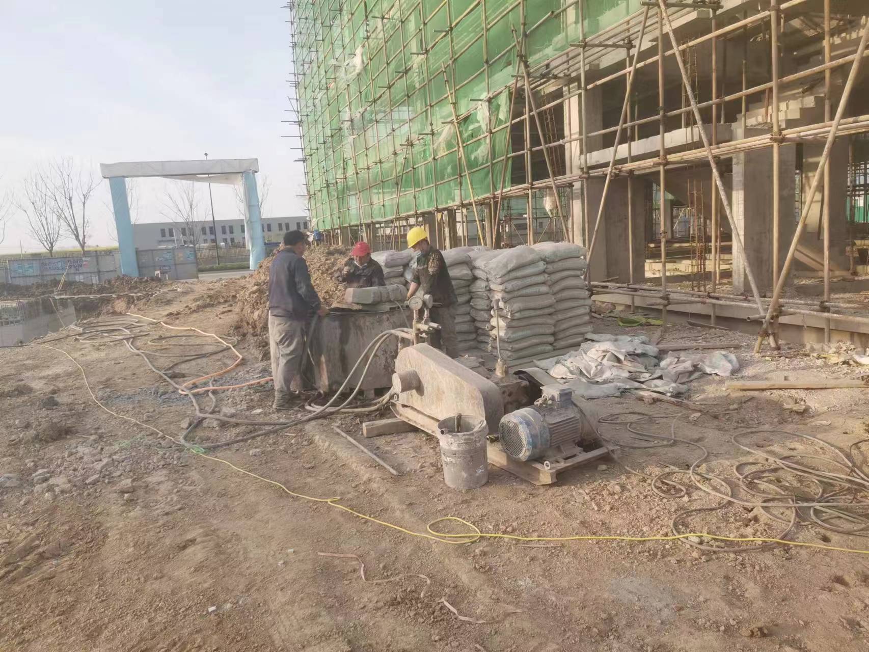 芙蓉别墅下沉注浆